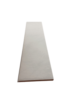 RODAPE CERÂMICO MITRA WHITE  - ELIANE - CLASSE A - 8,1X33,5