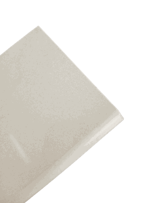 RODAPE CERÂMICO  POLIDO BEGE - ELIANE - CLASSE C - 8,5 X 80