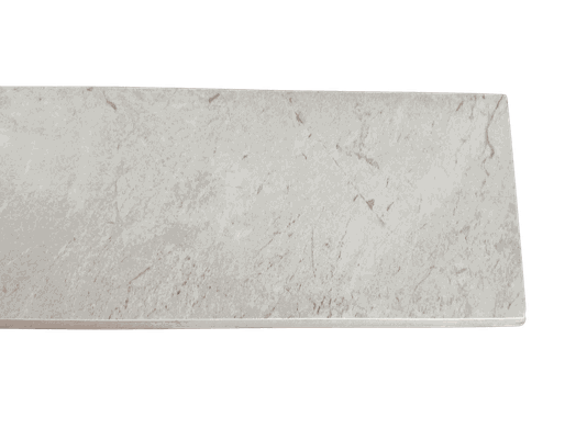RODAPE CERÂMICO  POLIDO CINZA CLARO - ELIANE - CLASSE C - 9,5x83,5