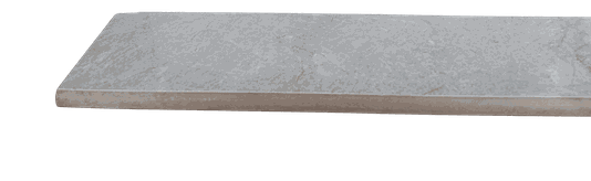 RODAPE CERÂMICO  POLIDO CINZA CLARO - ELIANE - CLASSE C - 9,5x83,5