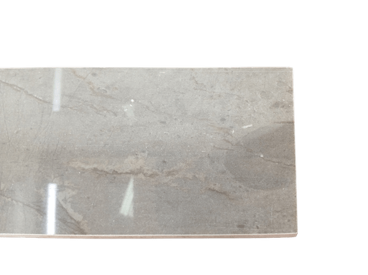 RODAPE CERÂMICO POLIDO CINZA ESCURO - ELIANE - CLASSE C - 9,5x100