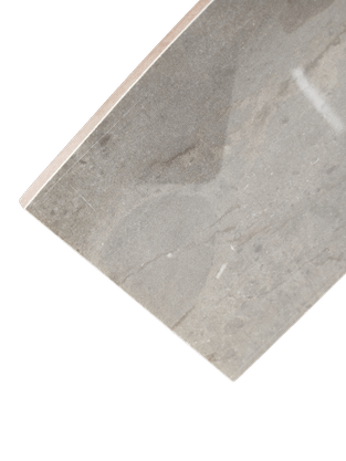 RODAPE CERÂMICO POLIDO CINZA ESCURO - ELIANE - CLASSE C - 9,5x100