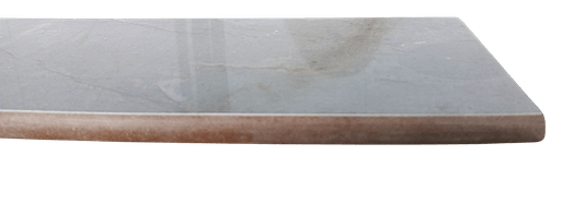 RODAPE CERÂMICO POLIDO CINZA ESCURO - ELIANE - CLASSE C - 9,5x100