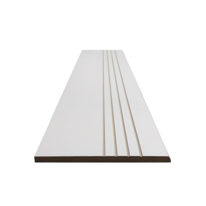 RODAPÉ EM PORCELANATO ÁREA BRANCO - ELIANE - 14,5 X 60