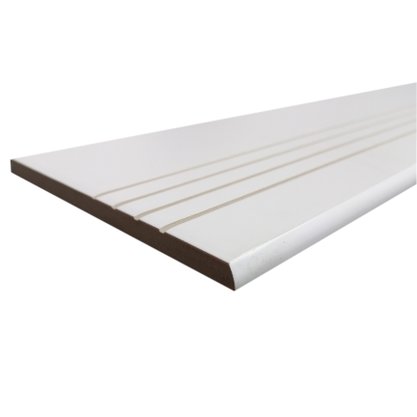 RODAPÉ EM PORCELANATO ÁREA BRANCO - ELIANE - 14,5 X 60