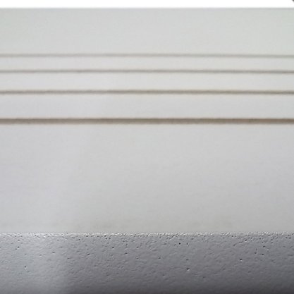 RODAPÉ EM PORCELANATO ÁREA BRANCO - ELIANE - 14,5 X 60