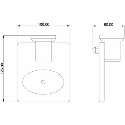 Saboneteira Inox Vidro Incolor pr4021 - Ducon