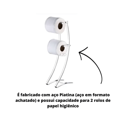 SUPORTE 1030 DE CHAO PARA PAPEL CROMADO DUPLO - FUTURE -