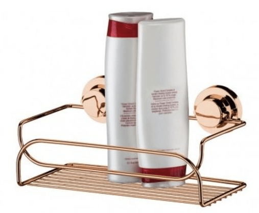 SUPORTE 4050 MULTIUSO FIXAÇÃO COM VENTOSA ROSE GOLD  - FUTURE -