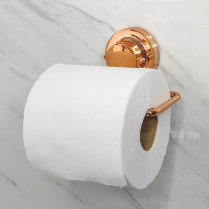 SUPORTE 4055RG PARA PAPEL COM VENTOSA ROSE GOLD - FUTURE