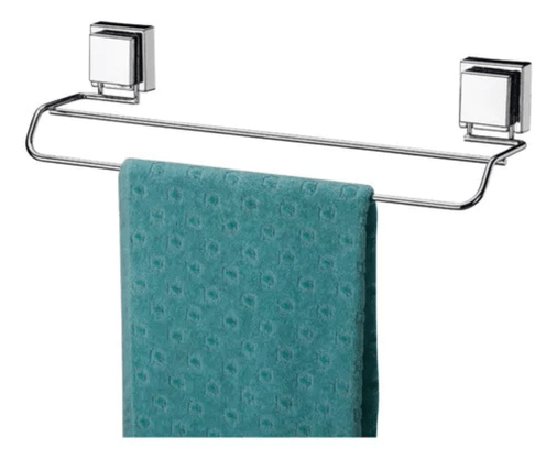 TOALHEIRO 7008 DUPLO INOX COM VENTOSA - FUTURE - 45CM PAREDE