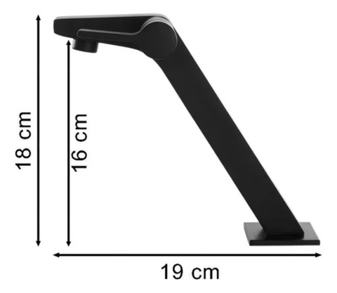 TORNEIRA PARA LAVATÓRIO 91017 C70 REQUINTE PRETO FOSCO - RAINHA