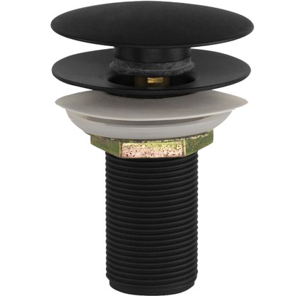 Válvula1603 para Lavatório com Tampa Black bl1022 Ducon