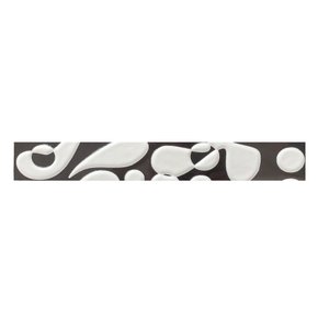 Listelo Cerâmico Habitat L-100 Black - Eliane