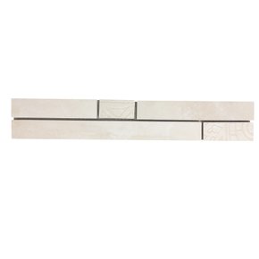 Listelo em Porcelanato Neo California L-10 Snow - Eliane