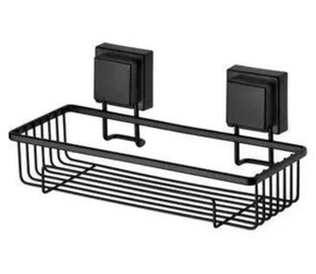 FUTURE 8050PT SUPORTE PARA SHAMPOO BLACK MATTE - COM VENTOSA