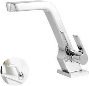 RAINHA 1019 C71 TORNEIRA LAVATORIO 1/4 VOLTA BANCADA CROMADA