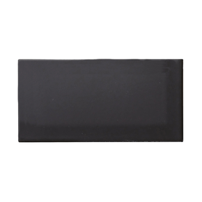 Azulejo Antigo Cerâmico Bold Black 14,5x24,5 - Portinari