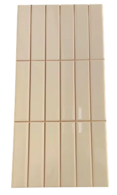 AZULEJO CERAMICO DECORATIVO AREIA LONG LUX - COMERCIAL - 14,5X14,5CM