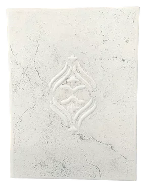 AZULEJO CERÂMICO DECORATIVO OMAHA WH-1 - 15X20CM - CLASSE A