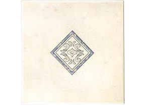 AZULEJO CERÂMICO DECORATIVO SIMONE GEO WH-1 - CLASSE A - 15X15CM
