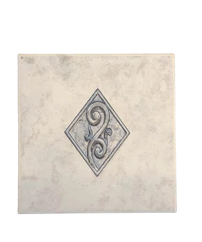 AZULEJO CERÂMICO DECORATIVO TIERRY GR-1 - 15,4X15,4CM - CLASSE A -