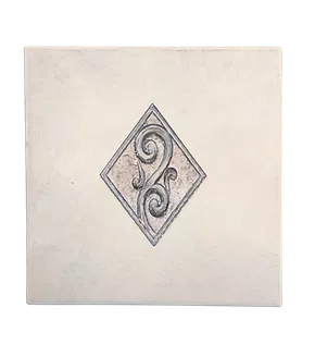 AZULEJO CERÂMICO DECORATIVO TIERRY SL-1 - CLASSE A - 15,5X15,5CM