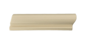 Cantoneira/filete em Cerâmica Firenze Romano Ivory - Portinari