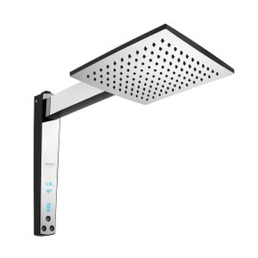 CHUVEIRO AQCUA CENTURY DIGITAL BLACK/CROMO - LORENZETTI -