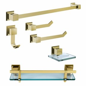 Kit 06 Peças GO5001 Dourado - Ducon