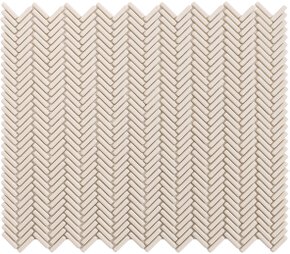Pastilha em Vidro  Peti T Poeme Chevron SBE Matte  - Portinari