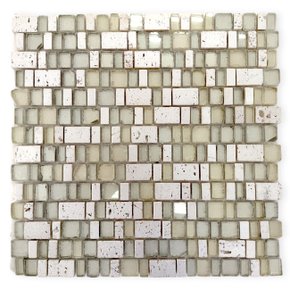 Pastilha em Vidro Mc Stone Silver para Ambientes Internos, Externos e Piscinas - Portinari