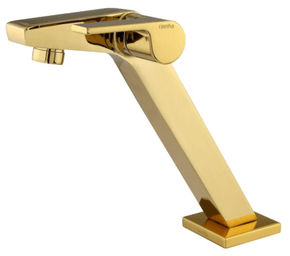 RAINHA 61017 C71 TORNEIRA LAVATORIO REQUINTE 1/4 VOLTA BANCADA GOLD BRILHANTE