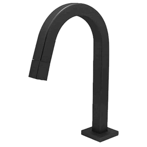 RAINHA 91073 TORNEIRA LAVATÓRIO LINK QUADRADA CM 1/4 VOLTA BLACK FOSCO