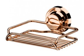 SABONETEIRA 4053RG COM VENTOSA ROSE GOLD - FUTURE - BANHEIRO