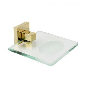 Saboneteira Inox Square SQ12120 Gold - Ducon