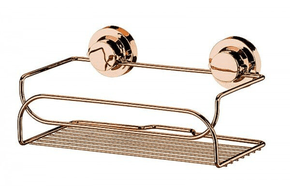 SUPORTE 4050 MULTIUSO FIXAÇÃO COM VENTOSA ROSE GOLD  - FUTURE -