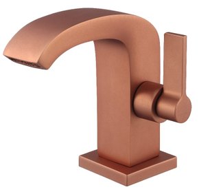 TORNEIRA PARA LAVATÓRIO 81015 C70 SQUARE ROSE FOSCO - RAINHA