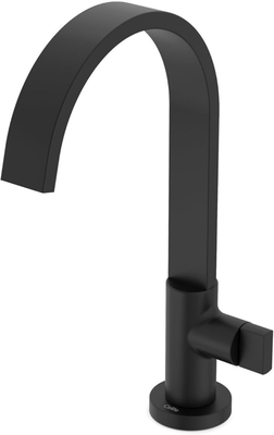 TORNEIRA PARA LAVATÓRIO DE MESA BICA ALTA FLOW BLACK MATTE - ROCA