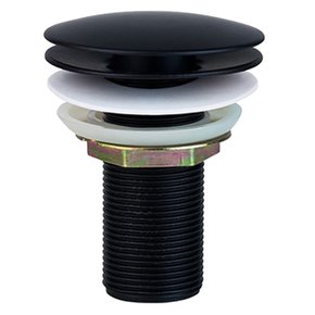 Válvula1603 para Lavatório com Tampa Black bl1022 Ducon