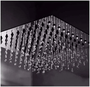 45500 DUCHA ARTICULADA SLIN SQUARE METAL RAINHA - CROMADA