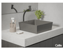 ROCA TORNEIRA LAVATORIO MESA BICA ALTA BLACK MATTE BASIC CELITE