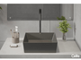 ROCA TORNEIRA LAVATORIO MESA BICA ALTA BLACK MATTE BASIC CELITE