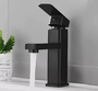 RAINHA 94530 MISTURADOR MONOCOMANDO BLACK MATTE LAVATORIO BANC. BICA BAIXA 10CM