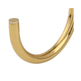 RAINHA CABIDE SEMI LUXO SQUARE 1 GANCHO GOLD BRILHANTE INOX