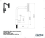 RAINHA 2993 TORNEIRA BANCADA GOURMET FRIA PARA COZINHA -