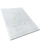 AZULEJO CERÂMICO DECORATIVO OMAHA WH-0 - CLASSE A - 15X20CM -
