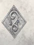 AZULEJO CERÂMICO DECORATIVO TIERRY GR-1 - 15,4X15,4CM - CLASSE A -