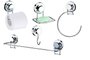 CONJUNTO 4013 PARA BANHEIRO 05 PEÇAS CROMADO - FUTURE -