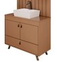 CONJUNTO DE MÓVEIS CONDOTTI 80 CAPUCCINO/CANOVAS - CGC MÓVEIS